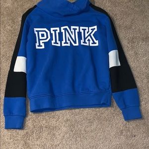 Pink turtleneck sweater